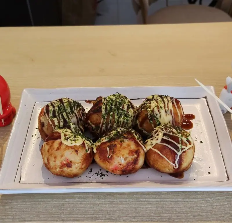 Crabstick takoyaki