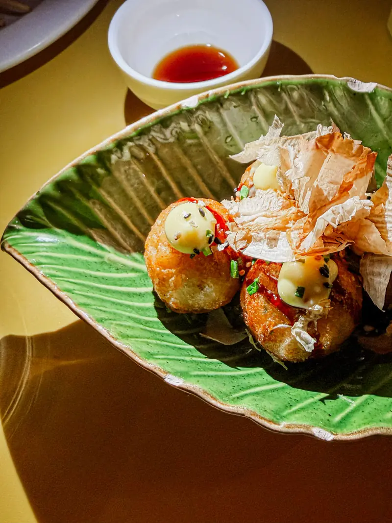 Shrimp takoyaki